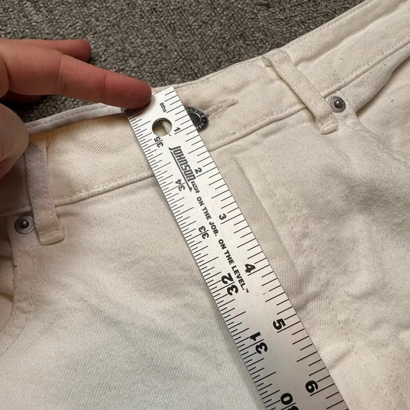Everlane The Curvy Cheeky Jean in White Size Women's 30 Regular - Picture 5 of 7